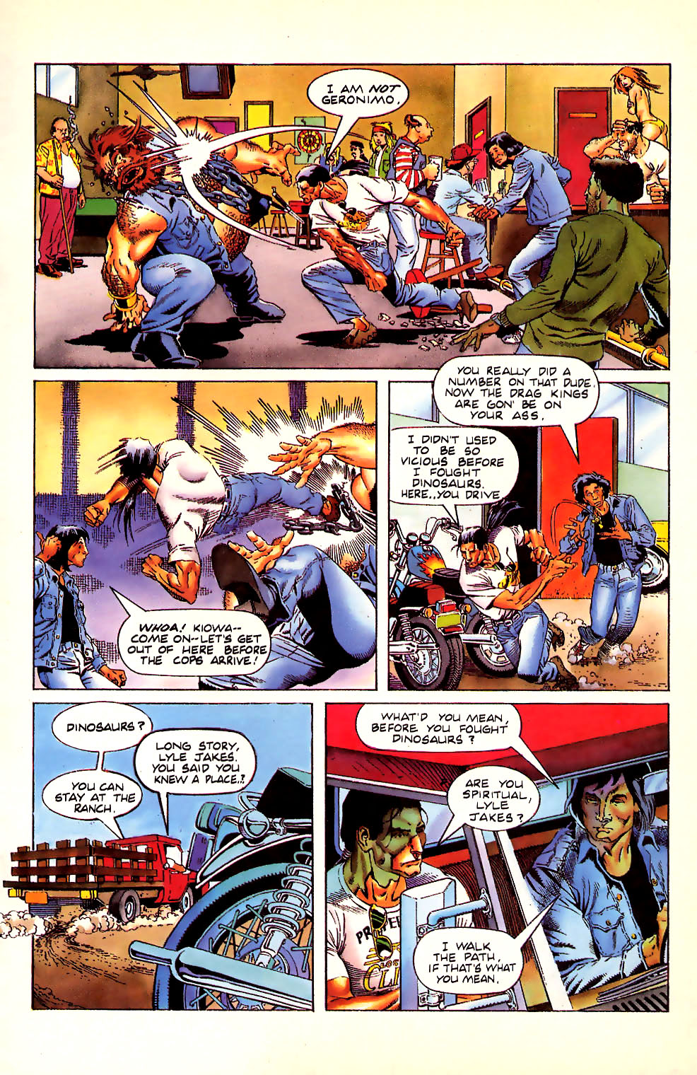 Read online Turok, Dinosaur Hunter (1993) comic -  Issue #11 - 12
