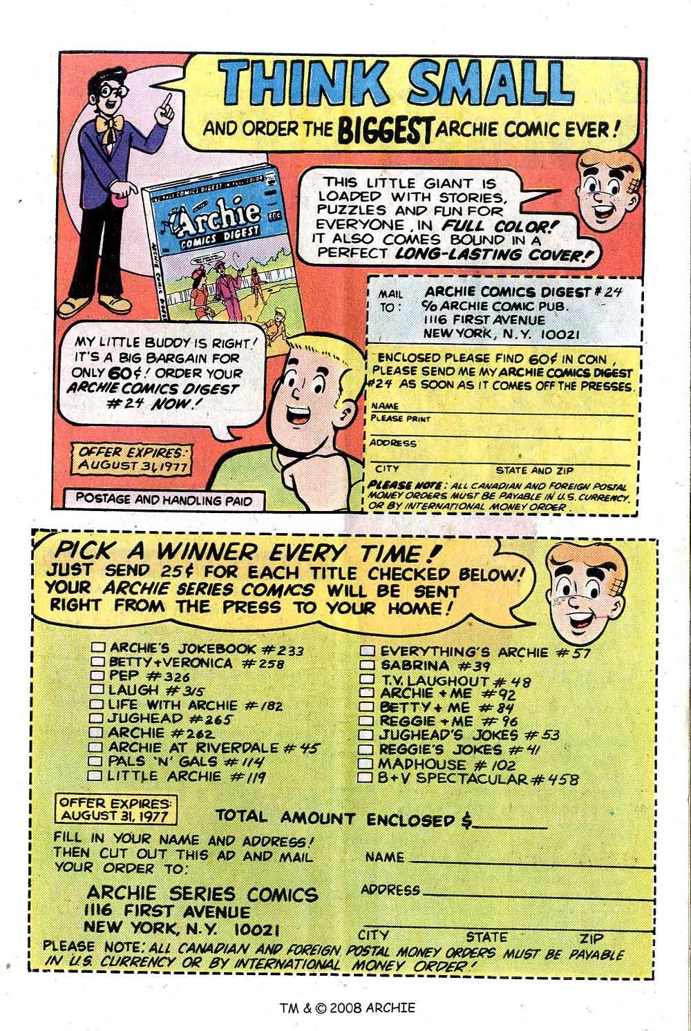 Read online Jughead (1965) comic -  Issue #264 - 27