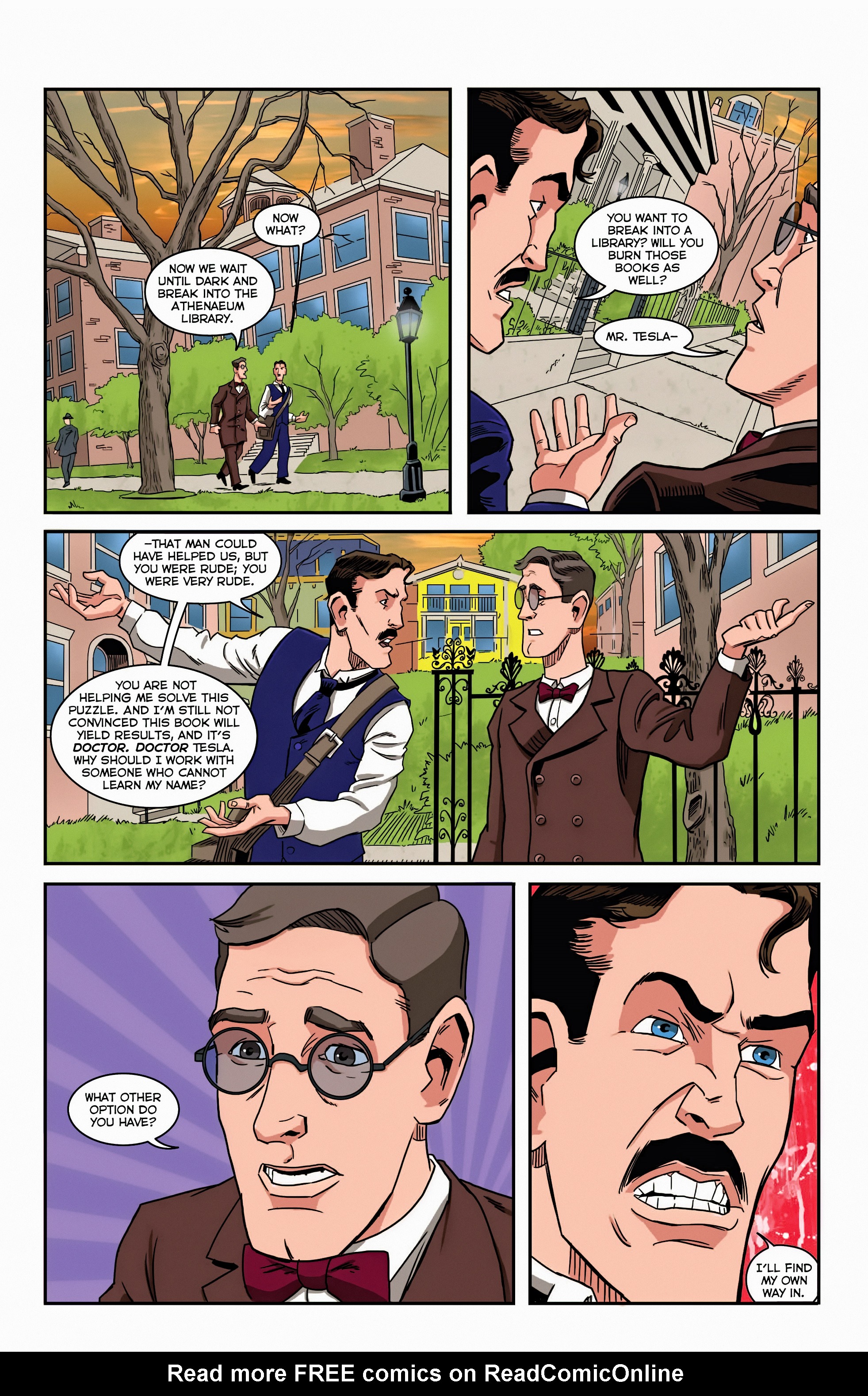 Read online Herald: Lovecraft and Tesla comic -  Issue #2 - 20