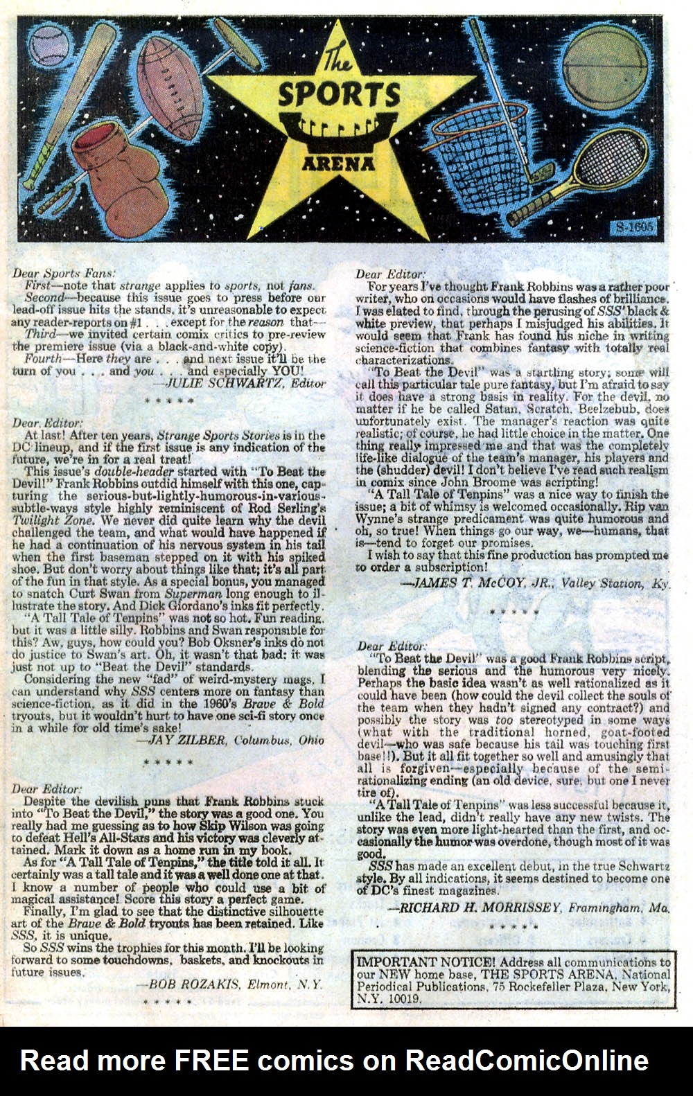 Read online Strange Sports Stories (1973) comic -  Issue #2 - 23