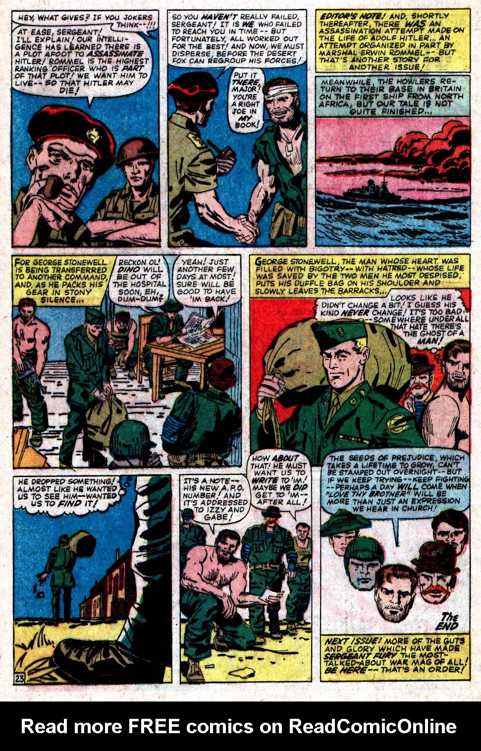 Read online Sgt. Fury comic -  Issue #6 - 32