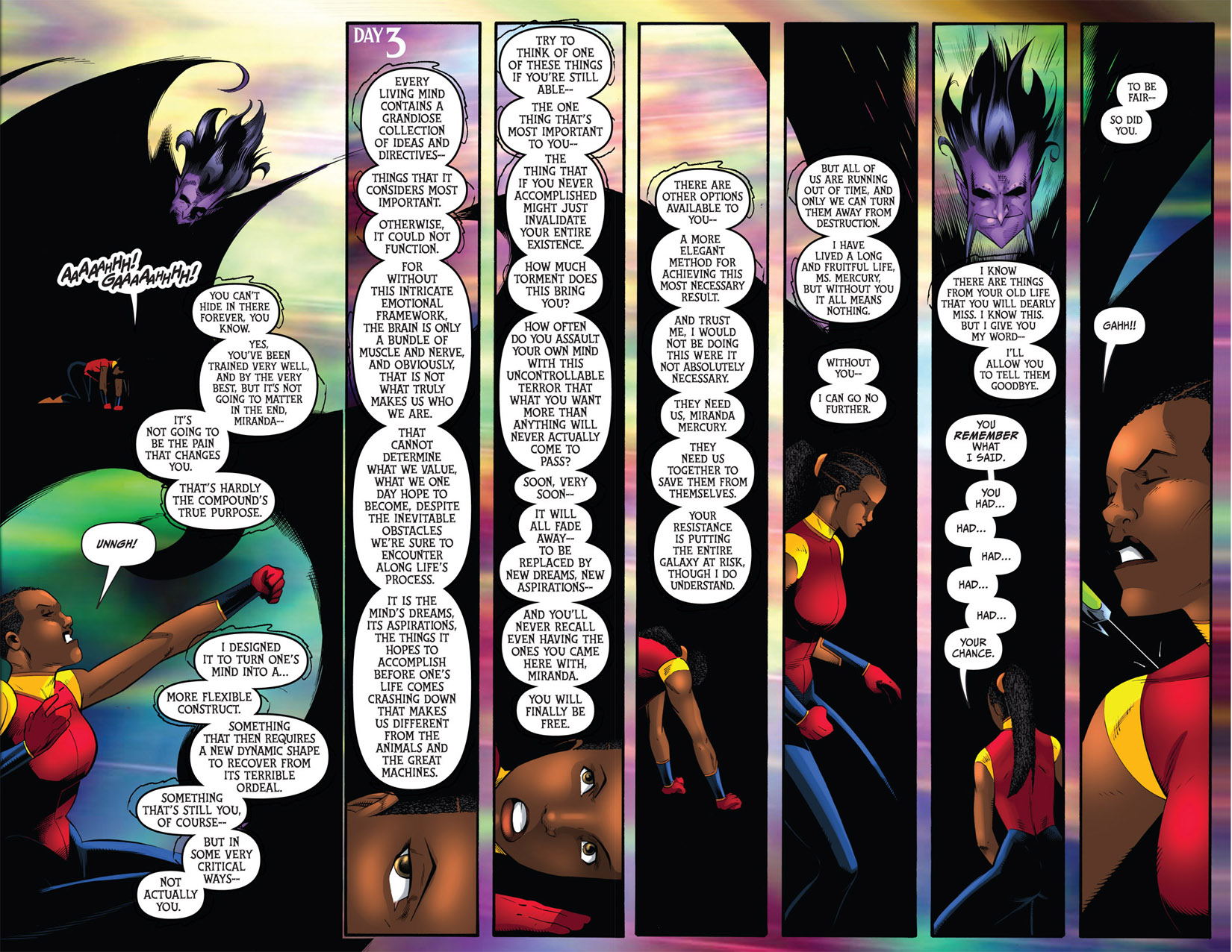 Read online The Many Adventures of Miranda Mercury: Time Runs Out comic -  Issue # TPB - 161