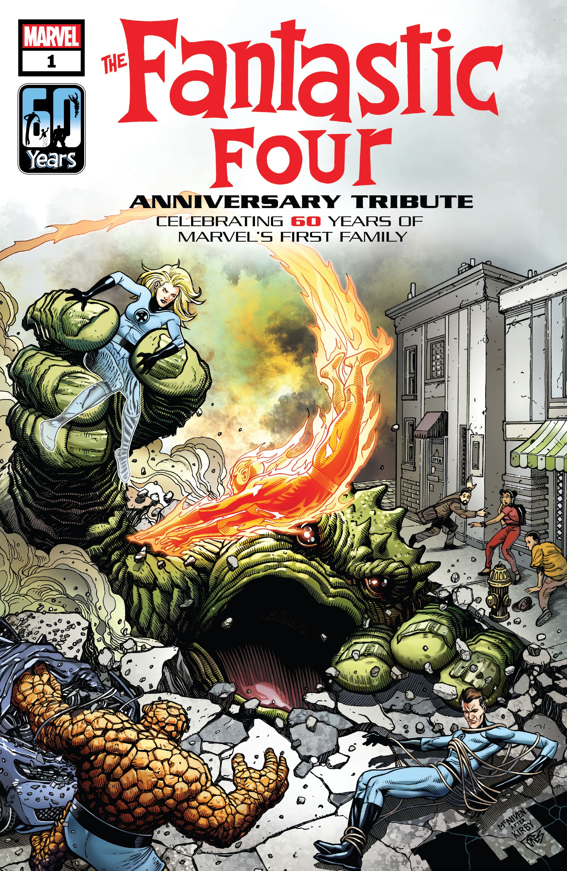Read online The Fantastic Four Anniversary Tribute comic -  Issue #1 - 1