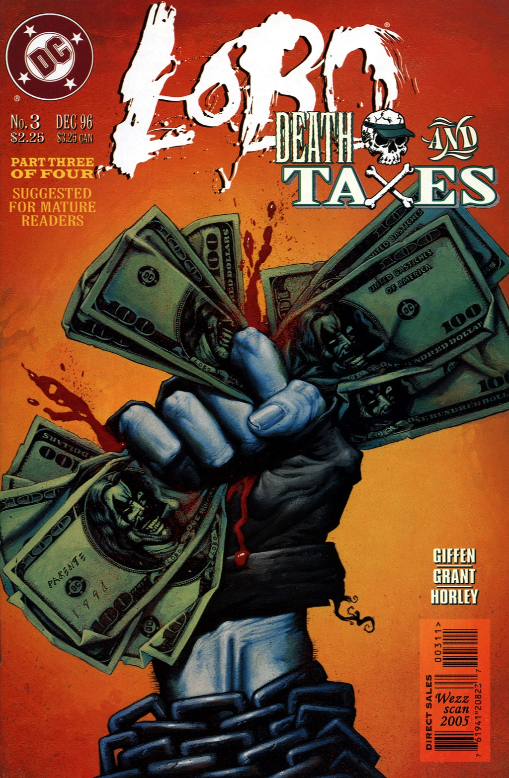 Read online Lobo: Death and Taxes comic -  Issue #3 - 1