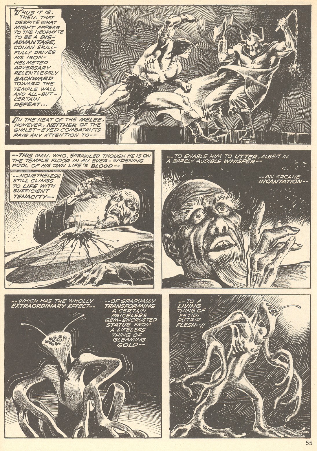 Read online The Savage Sword Of Conan comic -  Issue #75 - 55