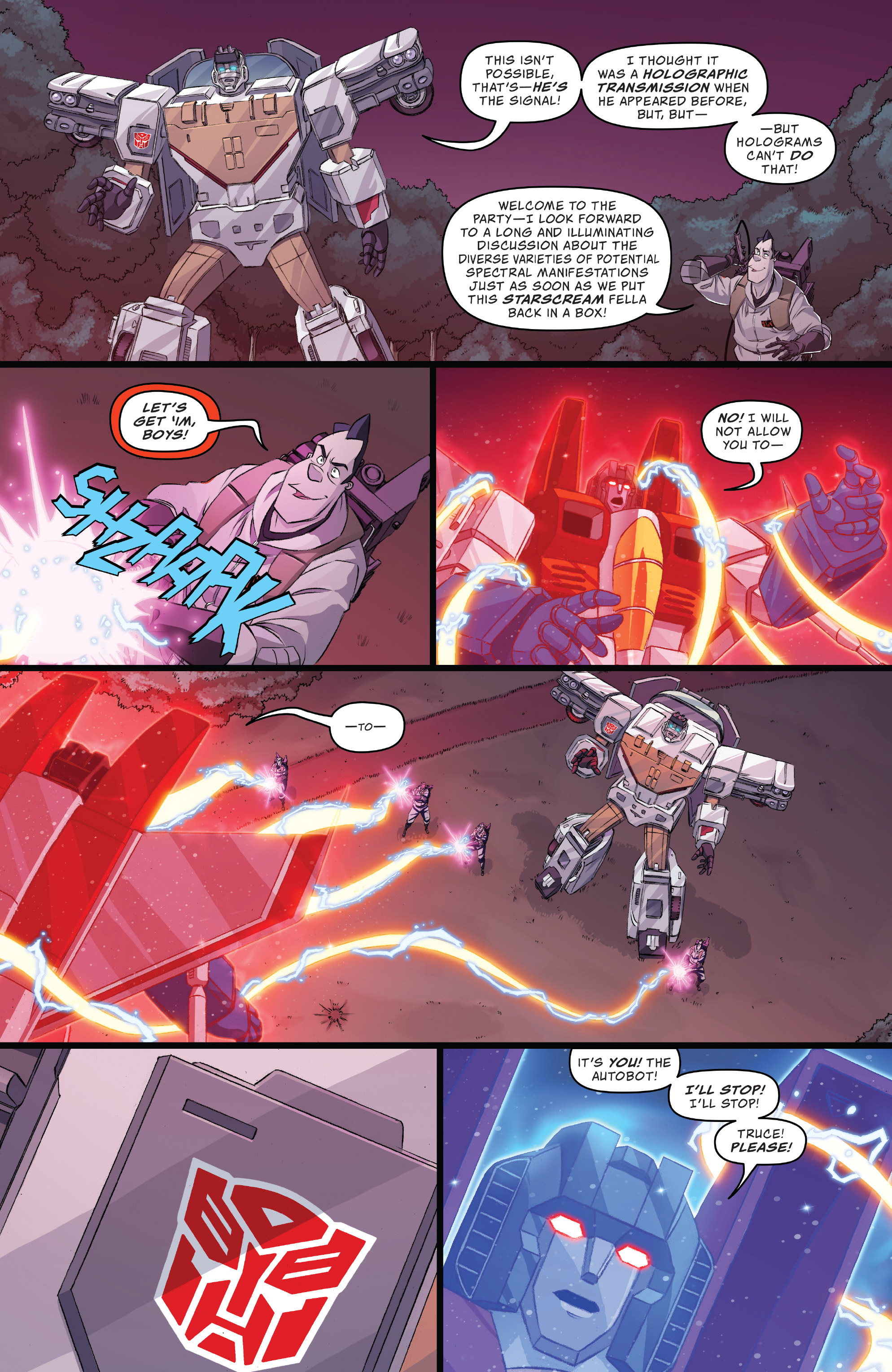 Read online Transformers/Ghostbusters comic -  Issue #2 - 9