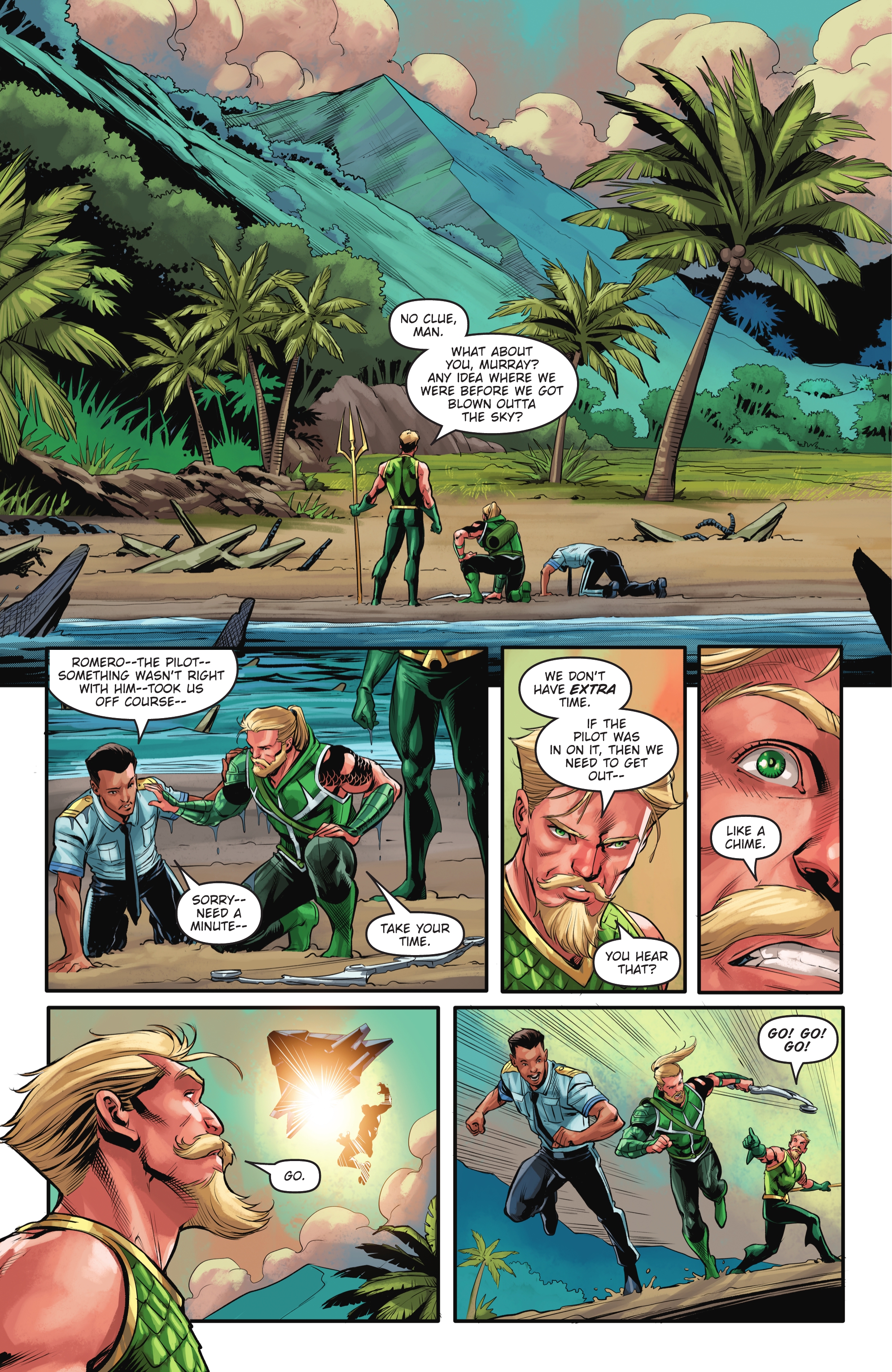 Read online Aquaman/Green Arrow - Deep Target comic -  Issue #2 - 22