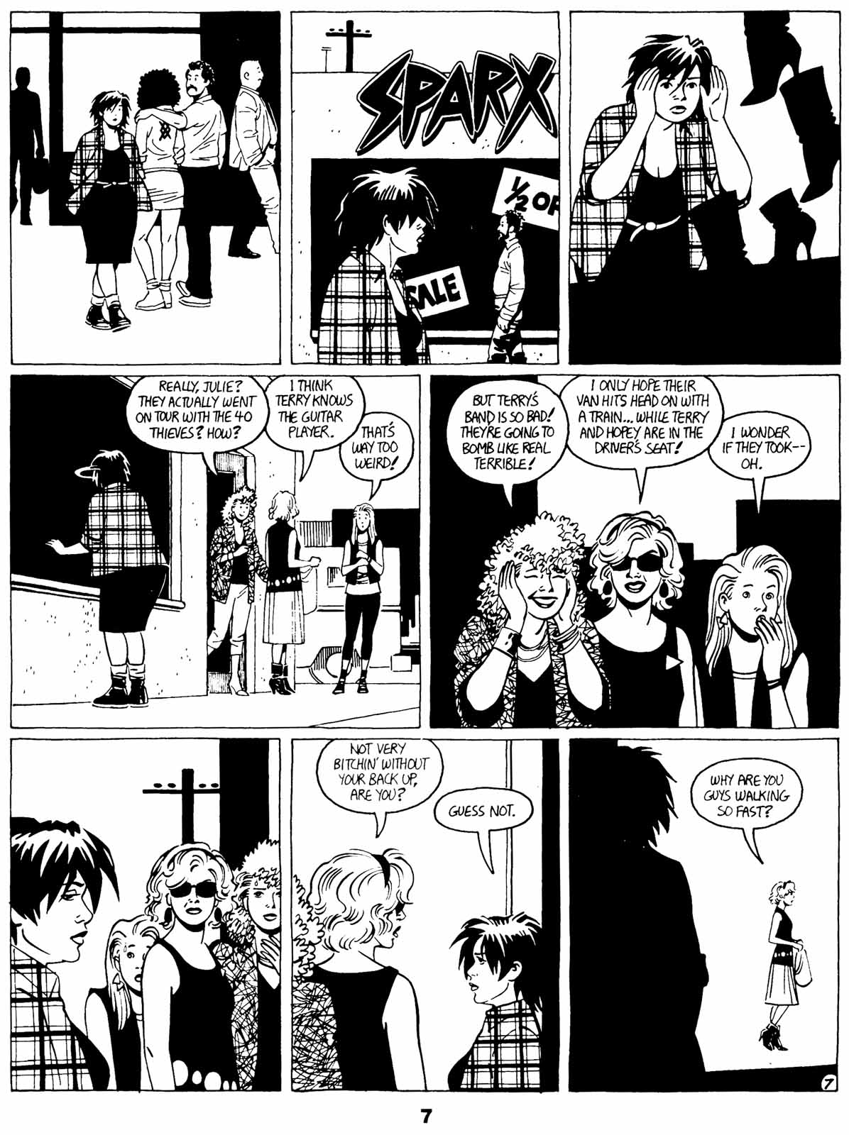 Read online Love and Rockets (1982) comic -  Issue #20 - 10