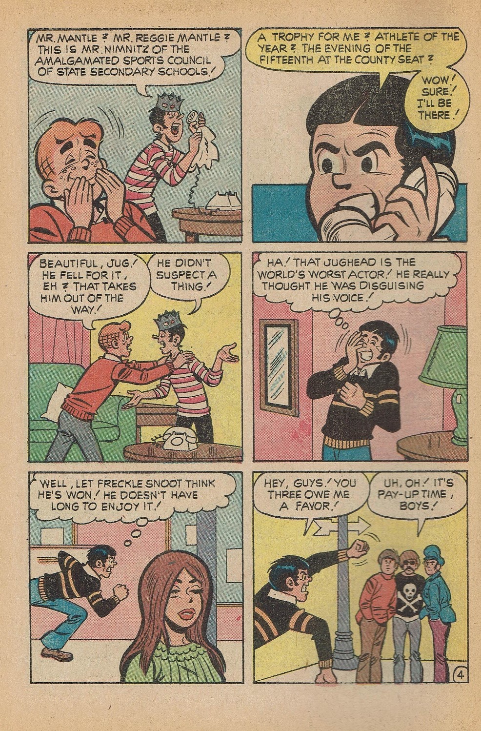 Read online Reggie and Me (1966) comic -  Issue #59 - 6