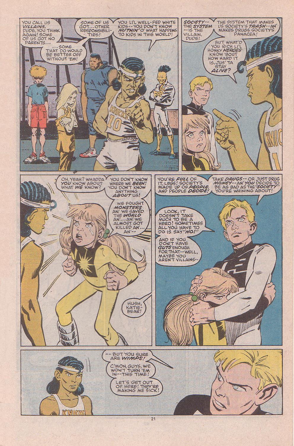 Read online Power Pack (1984) comic -  Issue #32 - 22