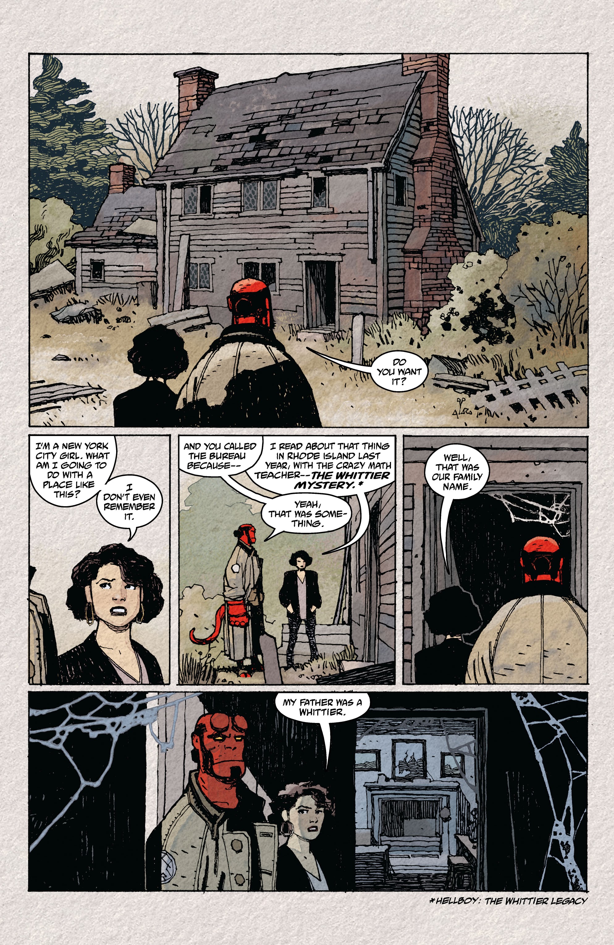 Read online Hellboy and the B.P.R.D.: Old Man Whittier comic -  Issue # Full - 4