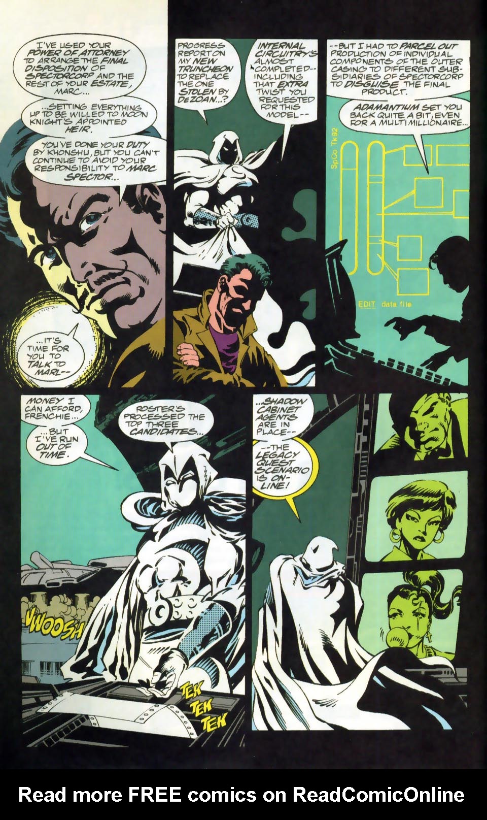 Read online Marc Spector: Moon Knight comic -  Issue #47 - 7