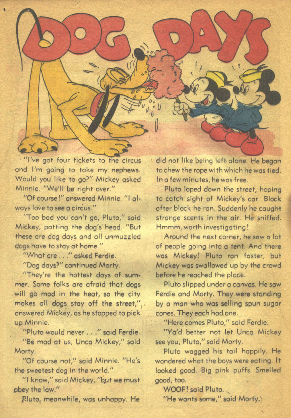 Read online Walt Disney's Comics and Stories comic -  Issue #47 - 34