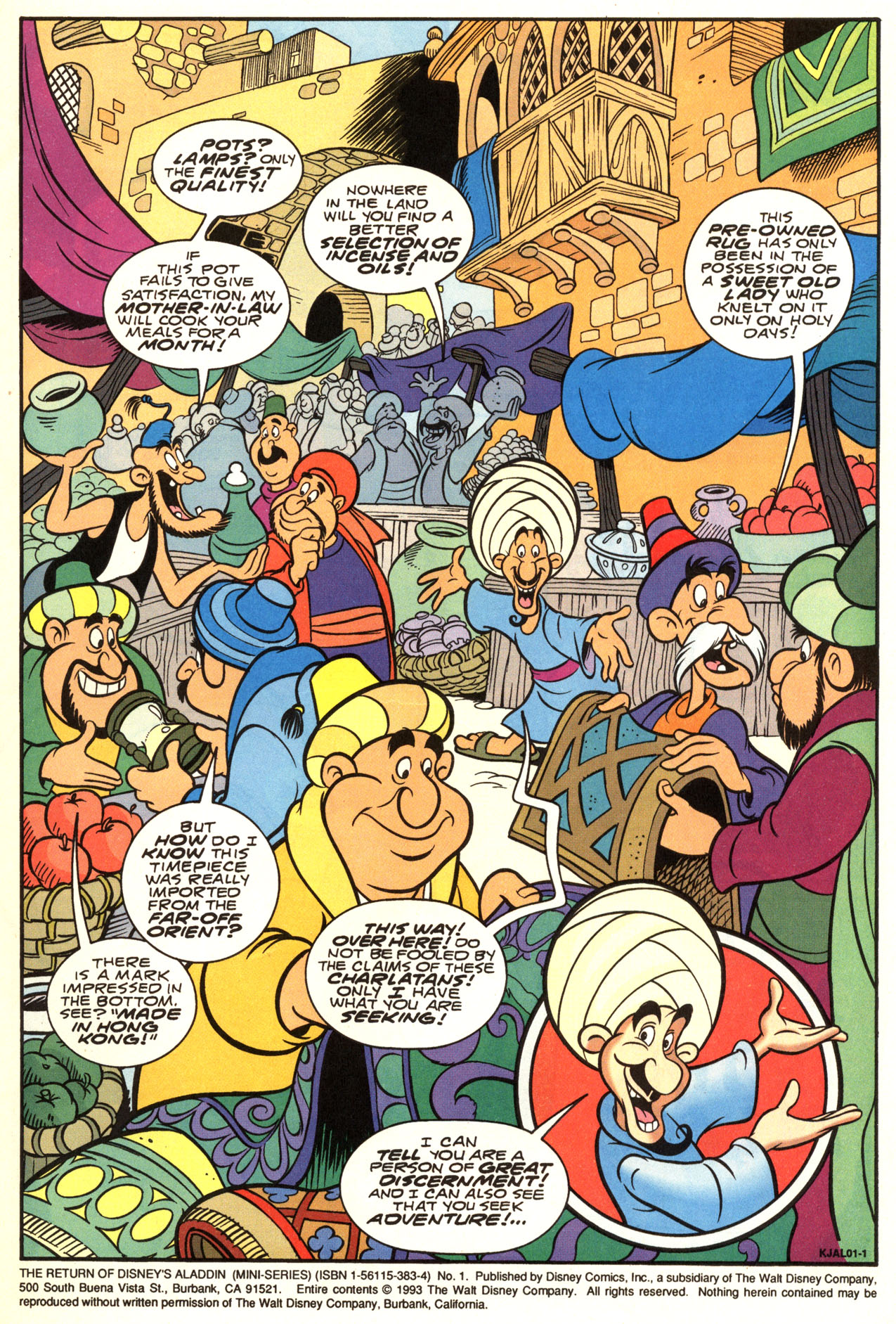 Read online The Return of Disney's Aladdin comic -  Issue #1 - 3