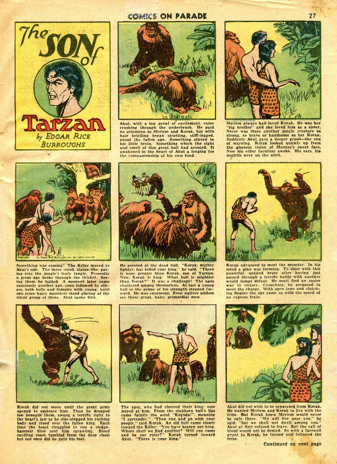 Read online Comics on Parade comic -  Issue #27 - 28