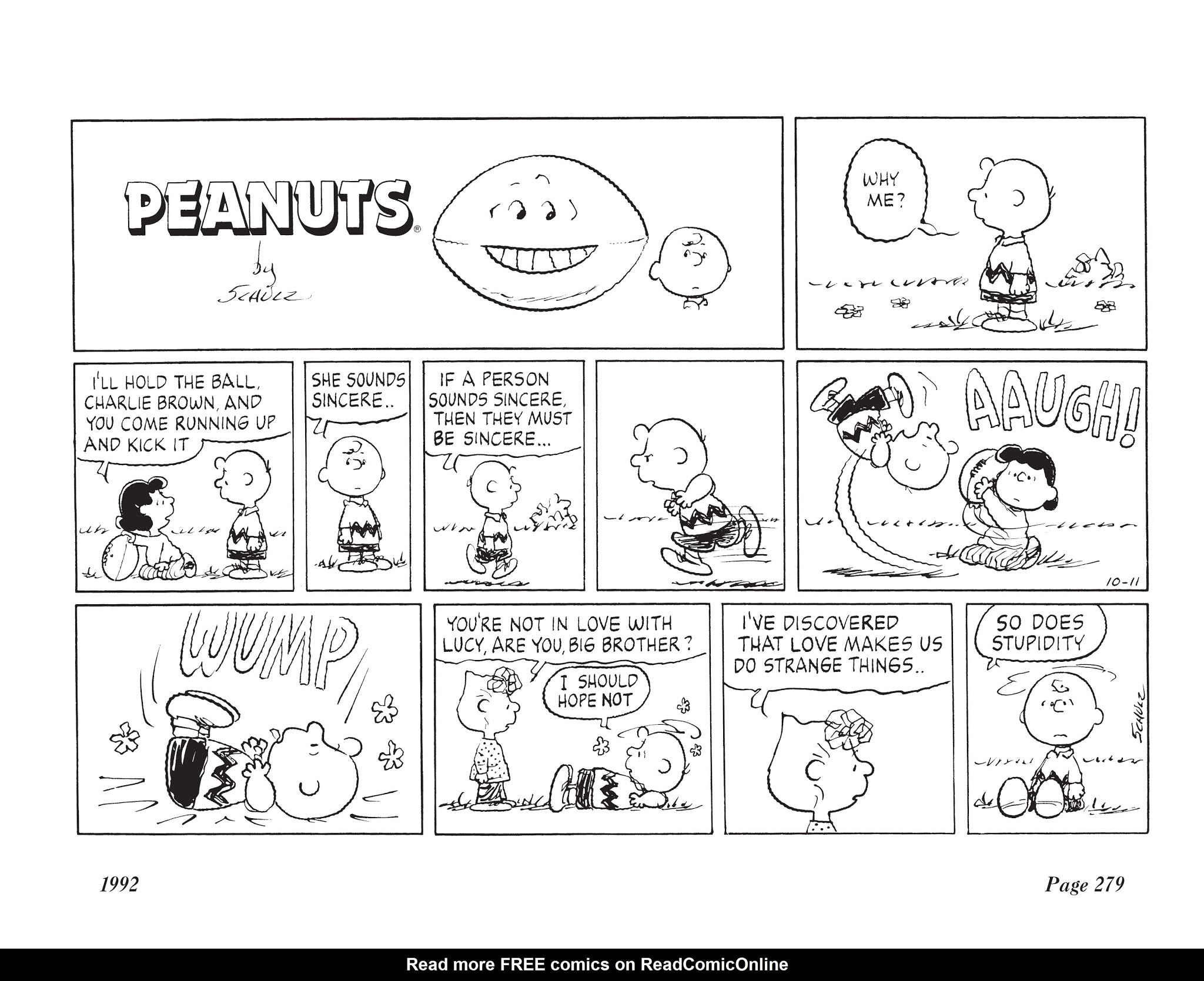 Read online The Complete Peanuts comic -  Issue # TPB 21 - 293