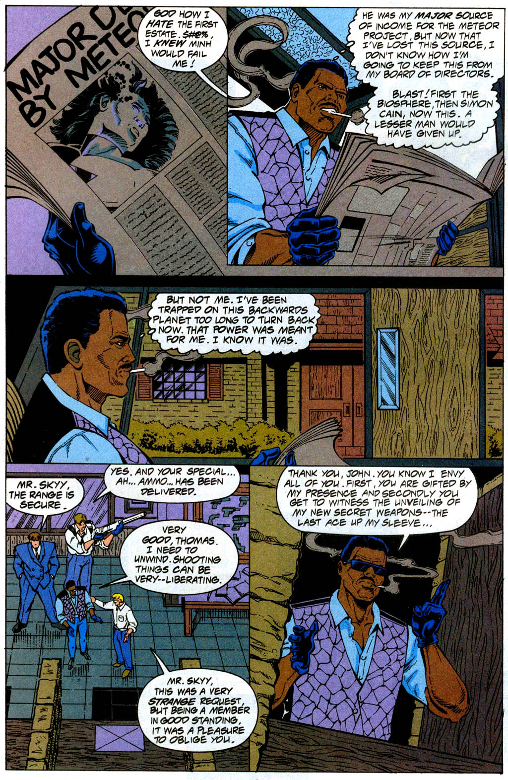 Read online Meteor Man comic -  Issue #5 - 6