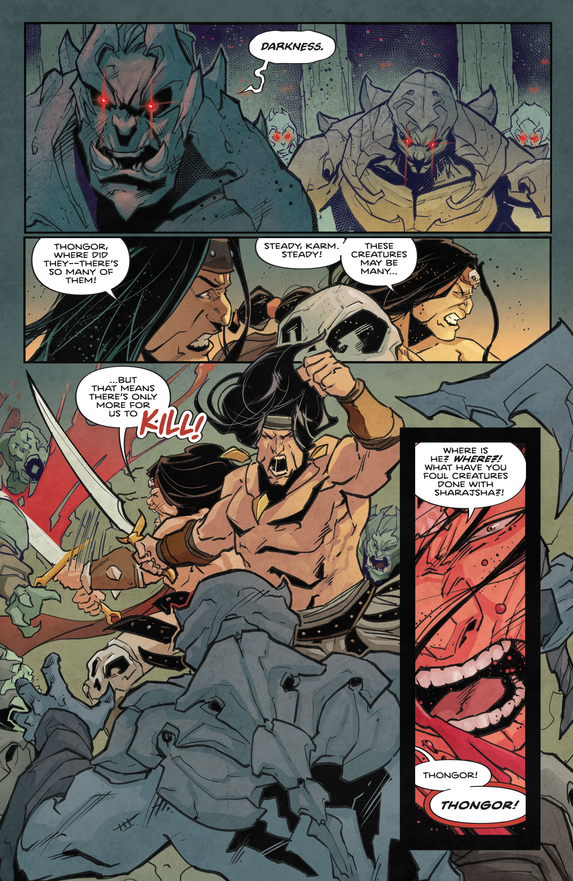 Read online The Mighty Barbarians comic -  Issue #1 - 5