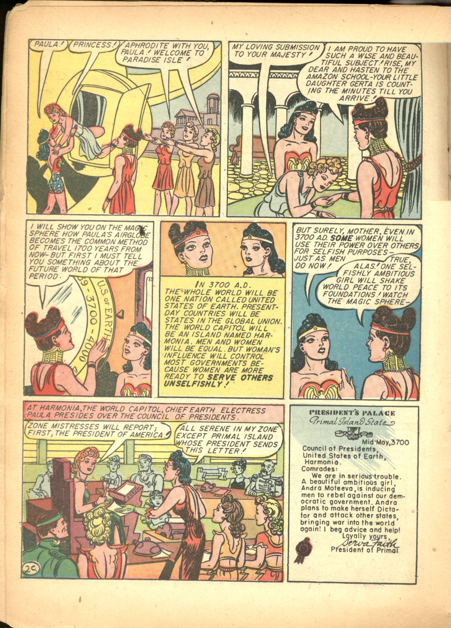 Read online Wonder Woman (1942) comic -  Issue #7 - 38