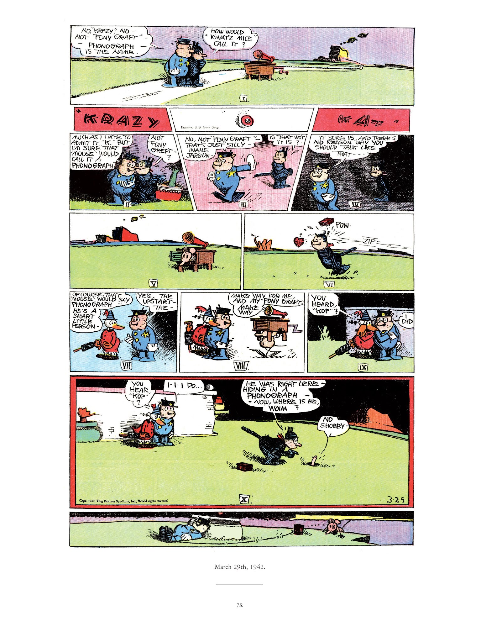 Read online Krazy & Ignatz comic -  Issue # TPB 12 - 77