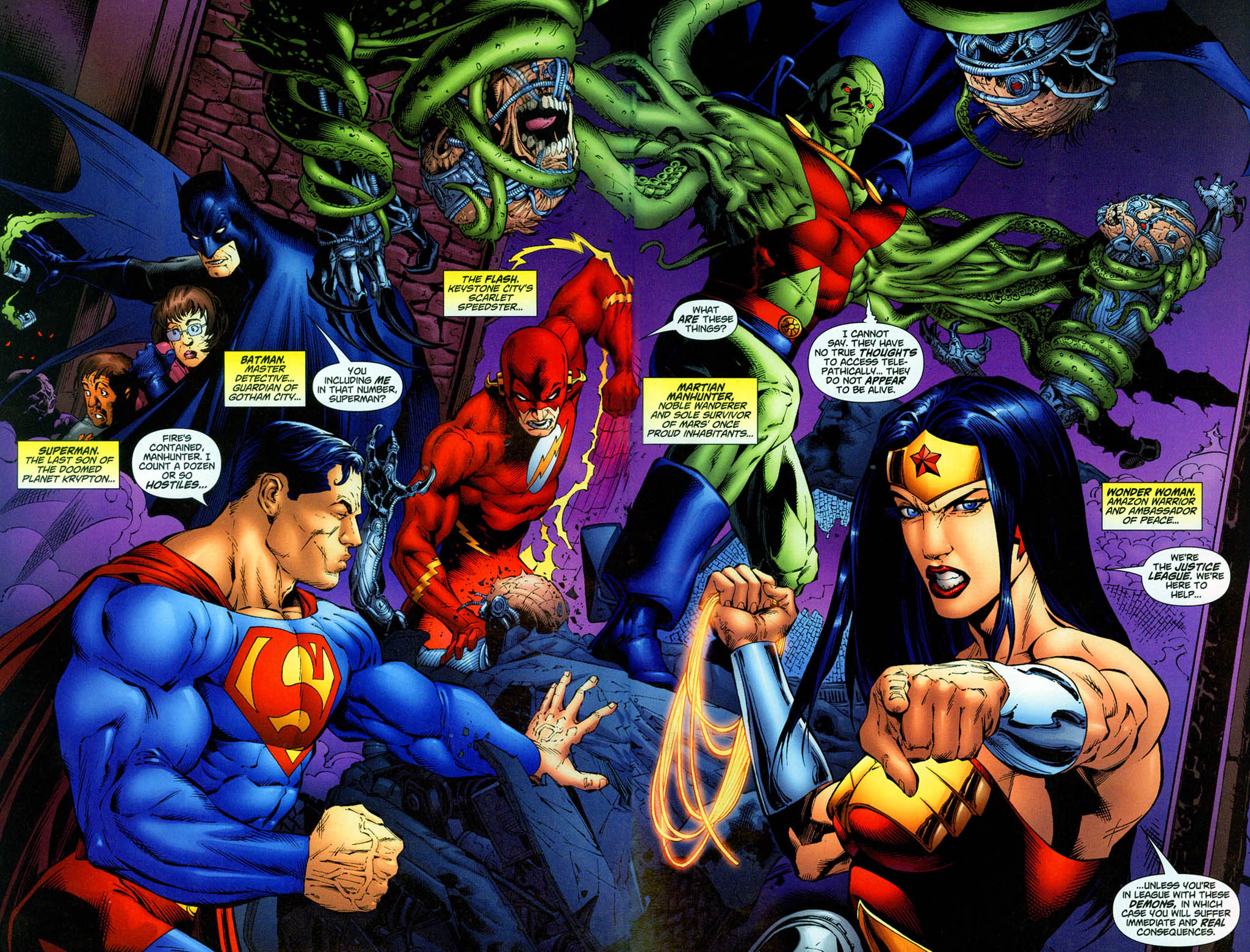 Read online JLA/Cyberforce comic -  Issue # Full - 13