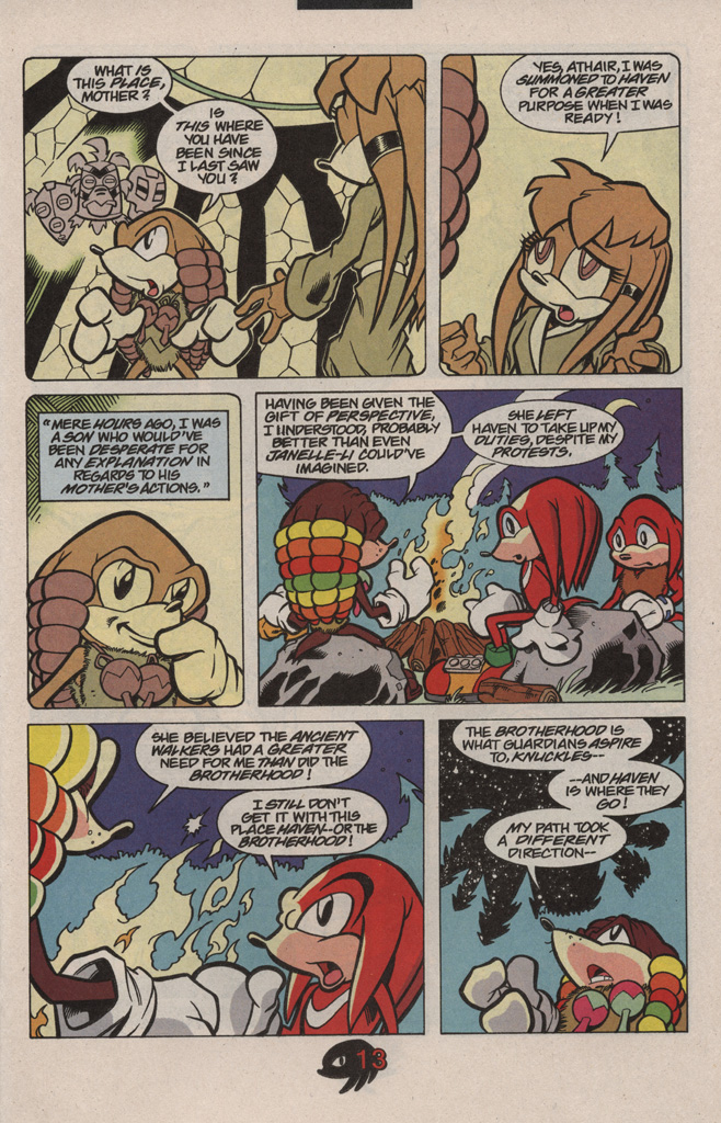 Read online Knuckles the Echidna comic -  Issue #11 - 21