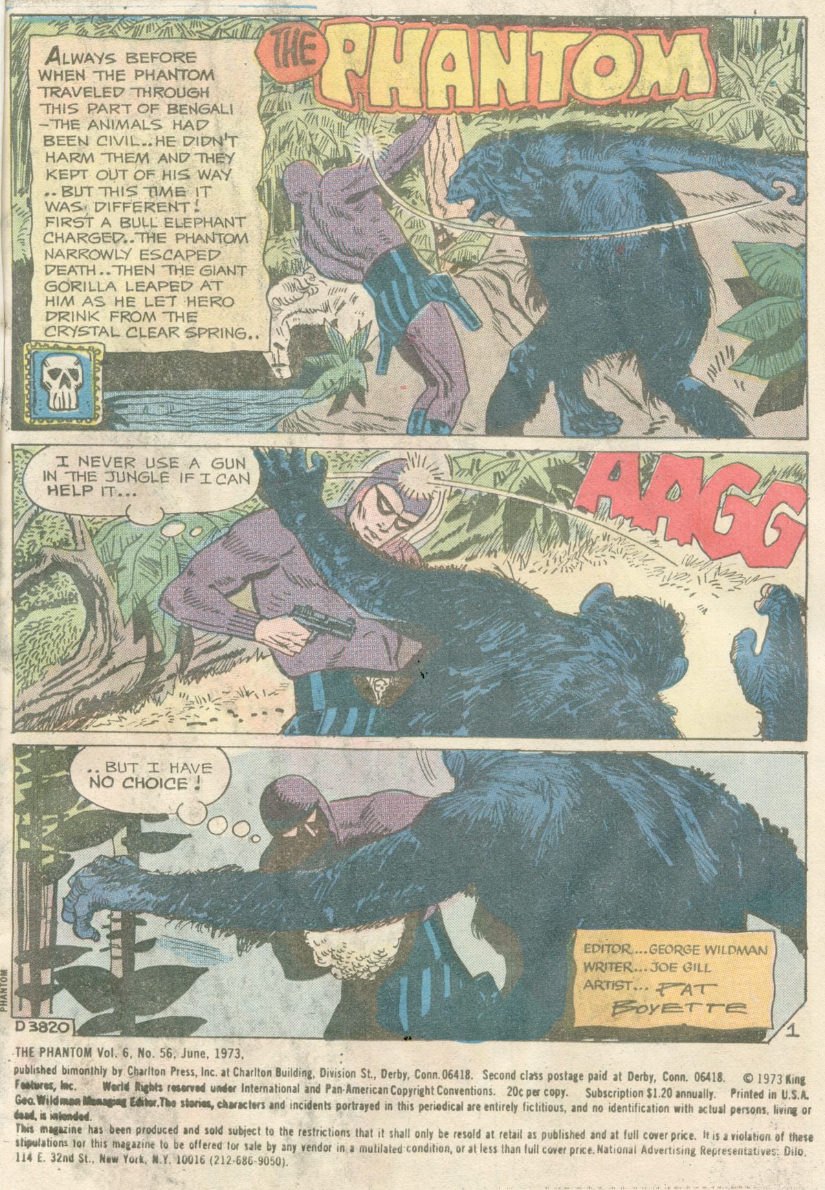 Read online The Phantom (1969) comic -  Issue #56 - 2