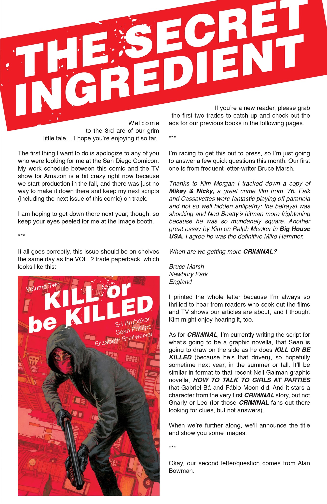 Read online Kill or Be Killed comic -  Issue #11 - 27