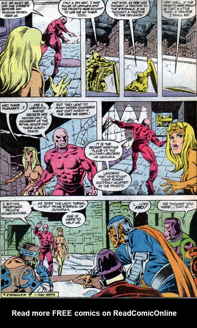 Read online Eternals (1985) comic -  Issue #10 - 5