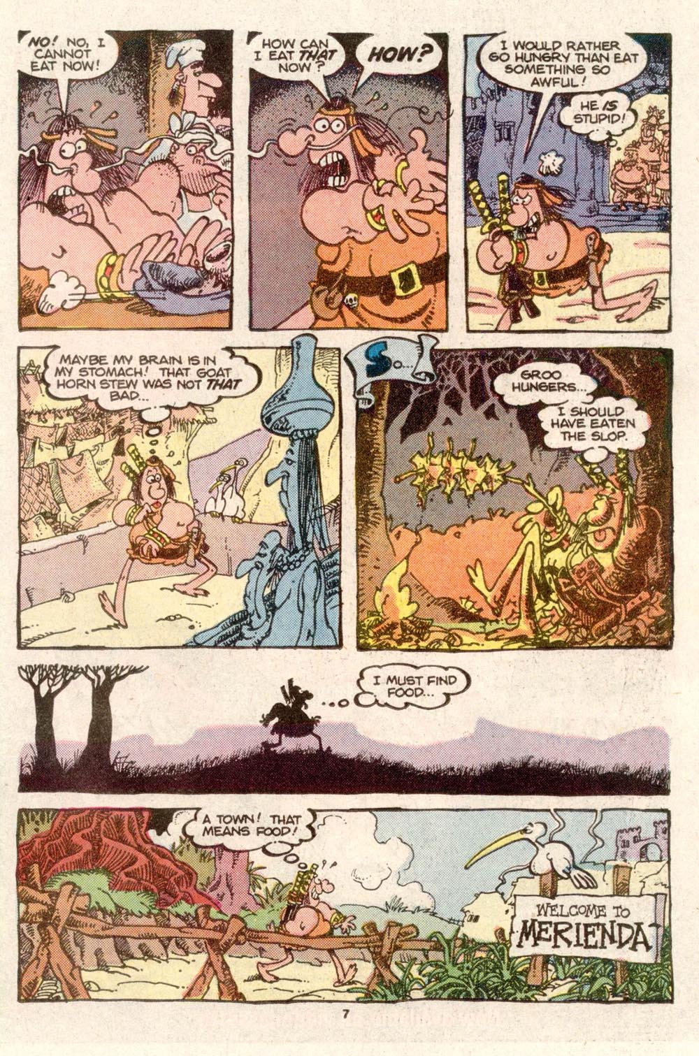 Read online Sergio Aragonés Groo the Wanderer comic -  Issue #28 - 7