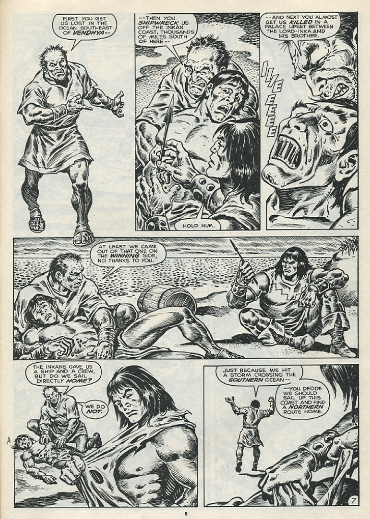 Read online The Savage Sword Of Conan comic -  Issue #167 - 11
