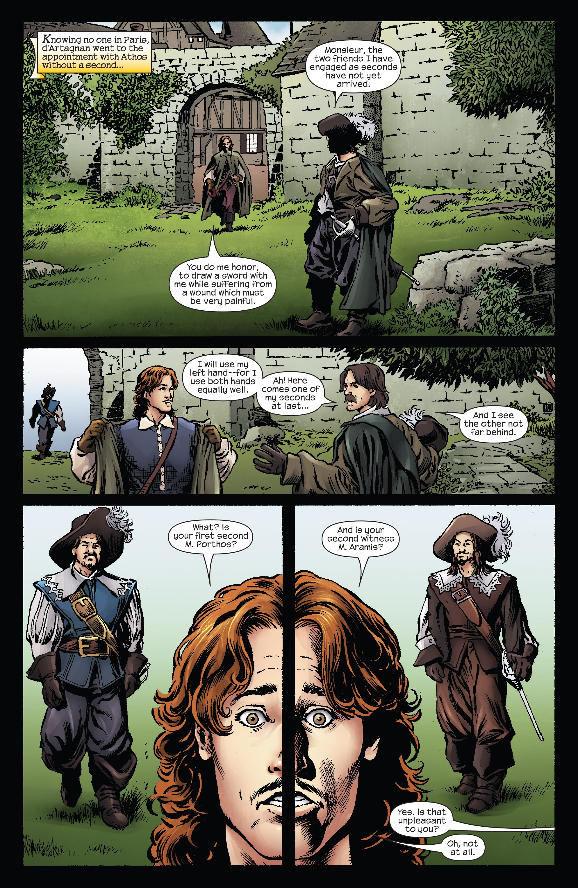 Read online Marvel Illustrated: The Three Musketeers comic -  Issue #1 - 16