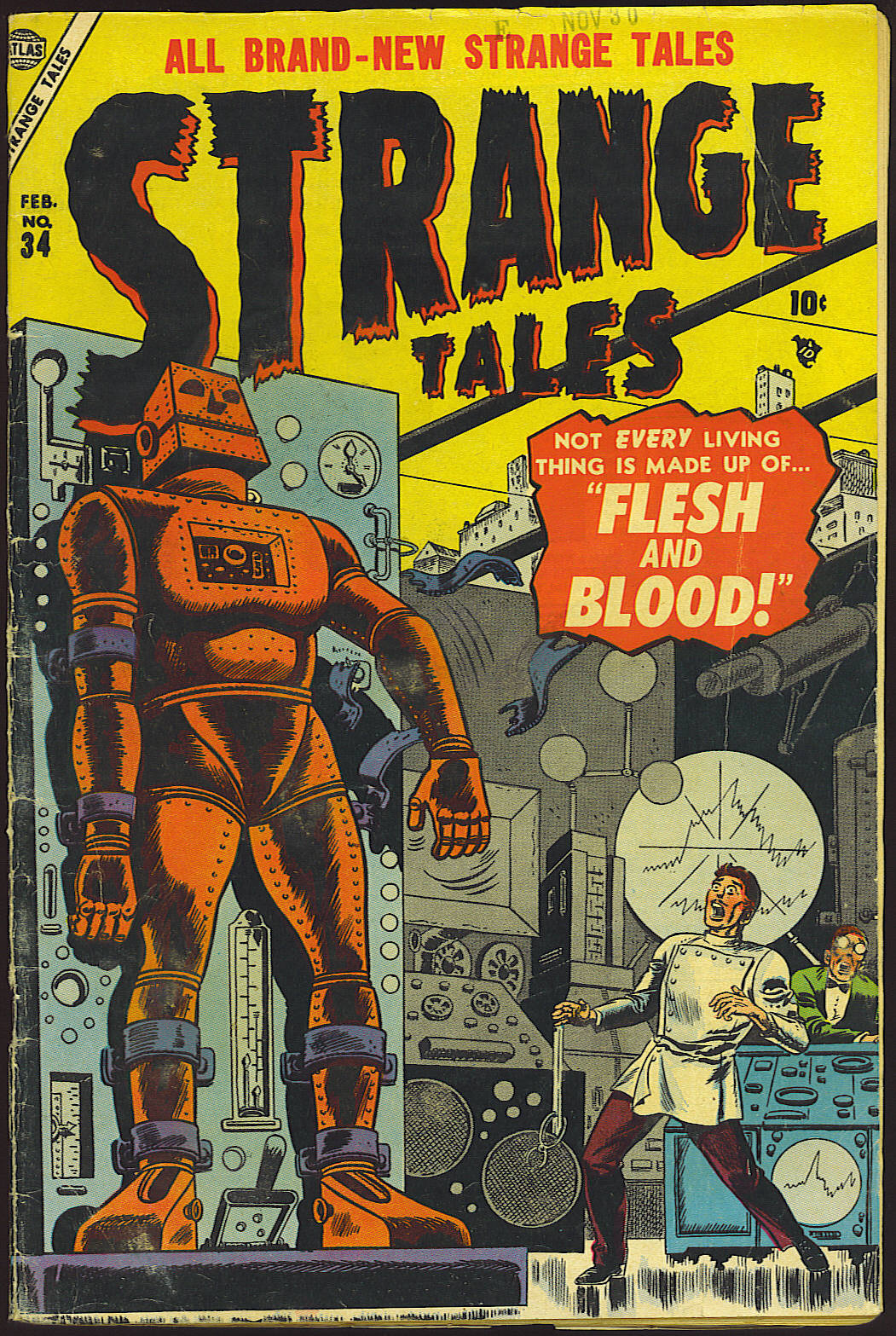 Read online Strange Tales (1951) comic -  Issue #34 - 1