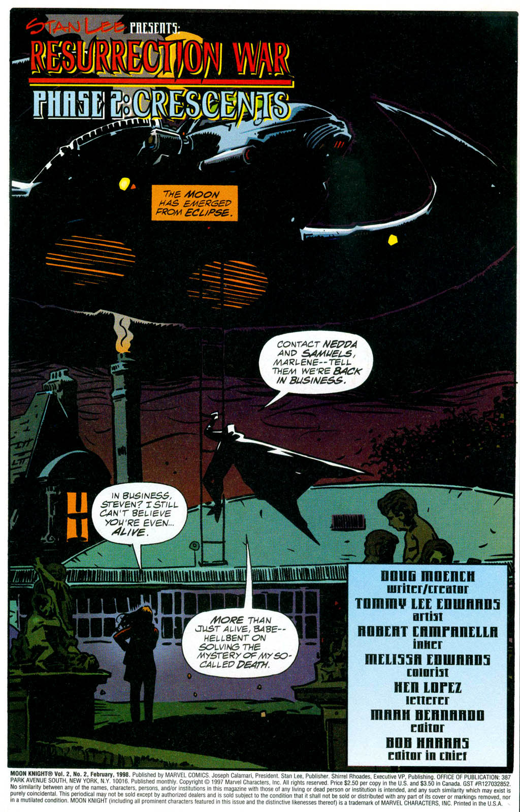 Read online Moon Knight (1998) comic -  Issue #2 - 3