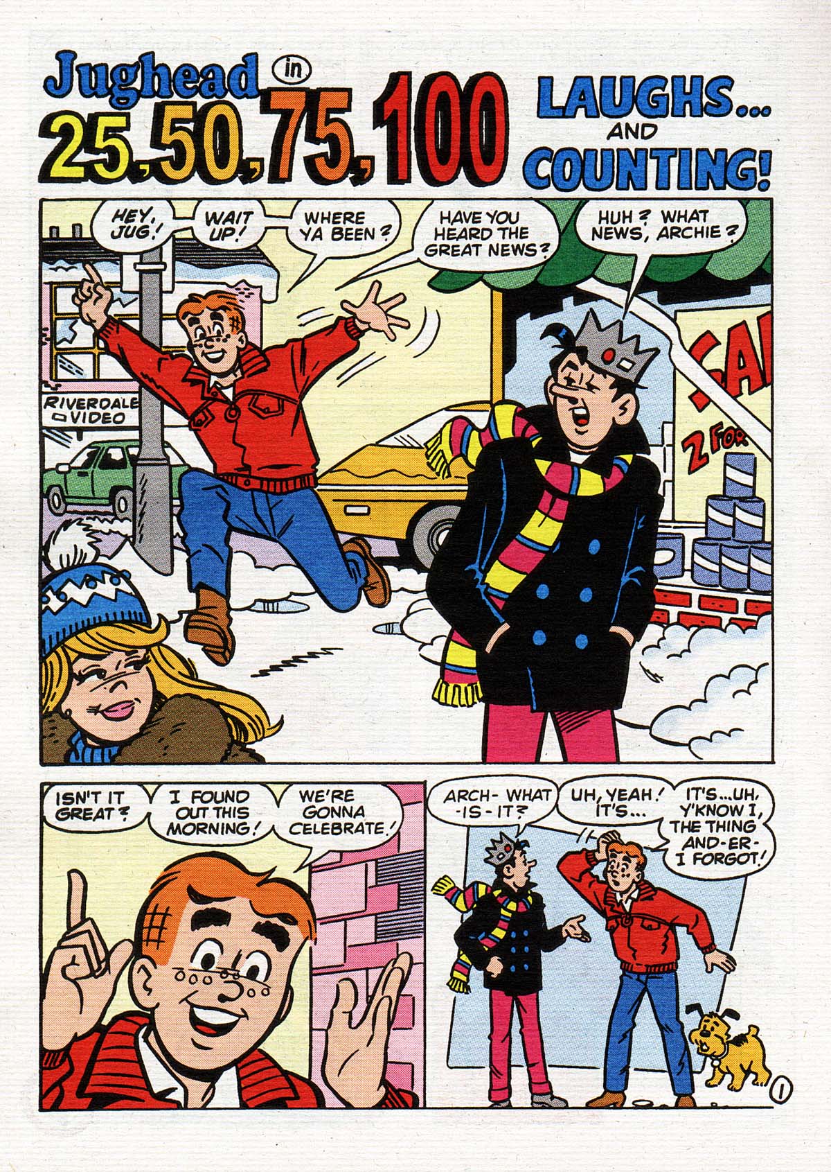 Read online Jughead's Double Digest Magazine comic -  Issue #100 - 189