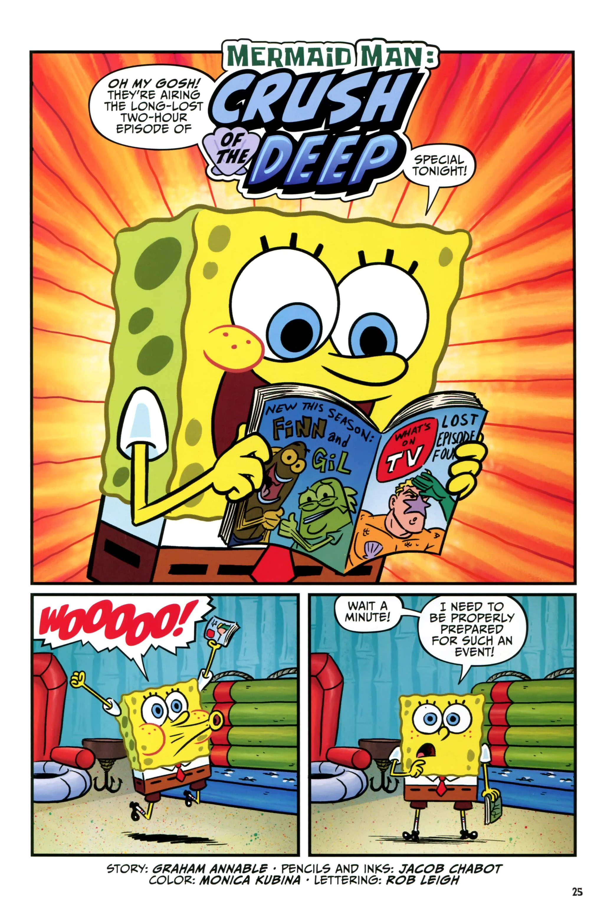 Read online Free Comic Book Day 2015 comic -  Issue # SpongeBob Freestyle Funnies 2015 - 27