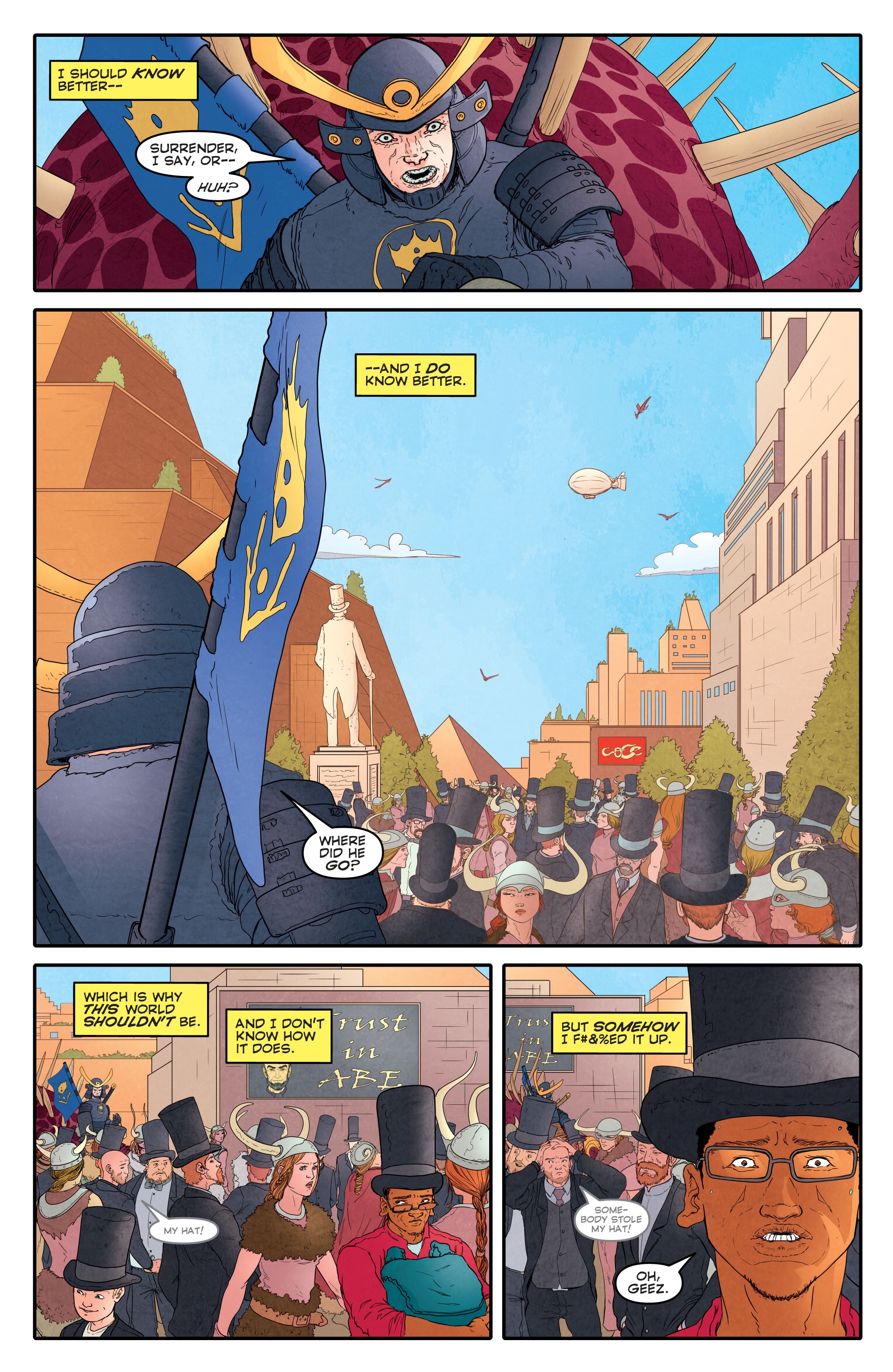 Read online The Man Who Effed Up Time comic -  Issue #1 - 5