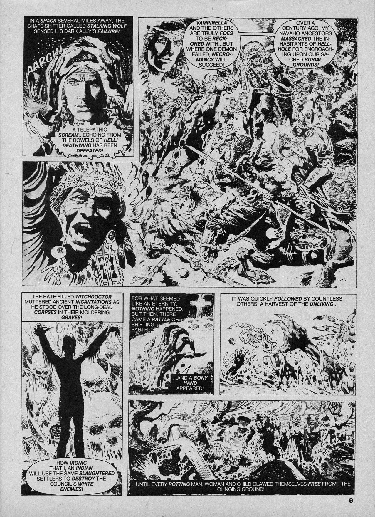 Read online Vampirella (1969) comic -  Issue #98 - 9