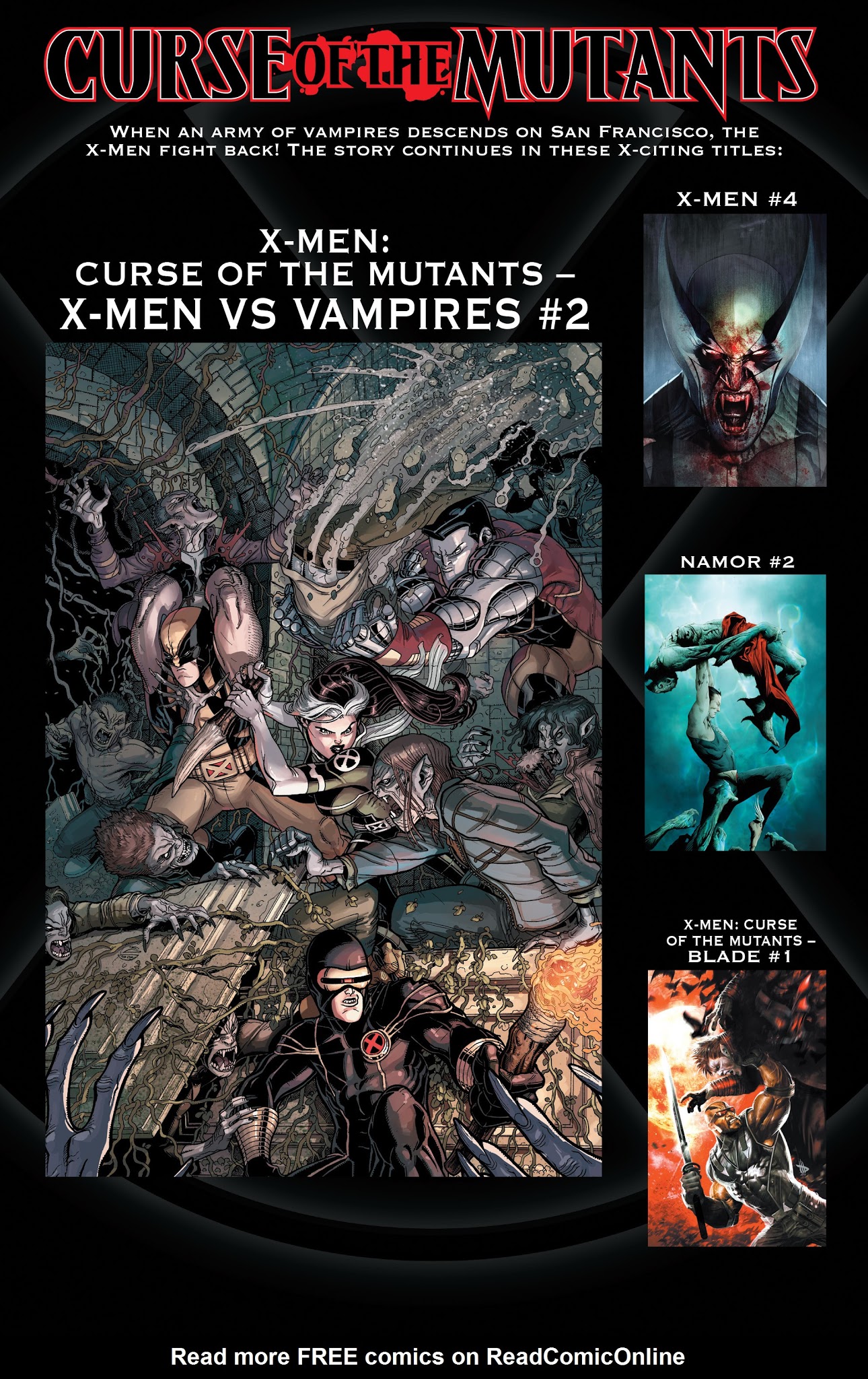 Read online X-Men: Curse of the Mutants - X-Men Vs. Vampires comic -  Issue # TPB - 148