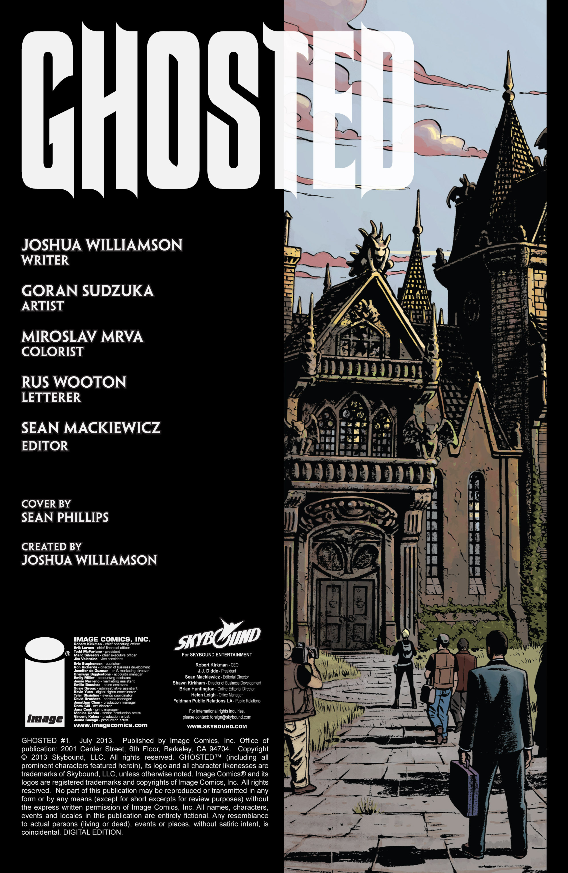 Read online Ghosted comic -  Issue #1 - 2