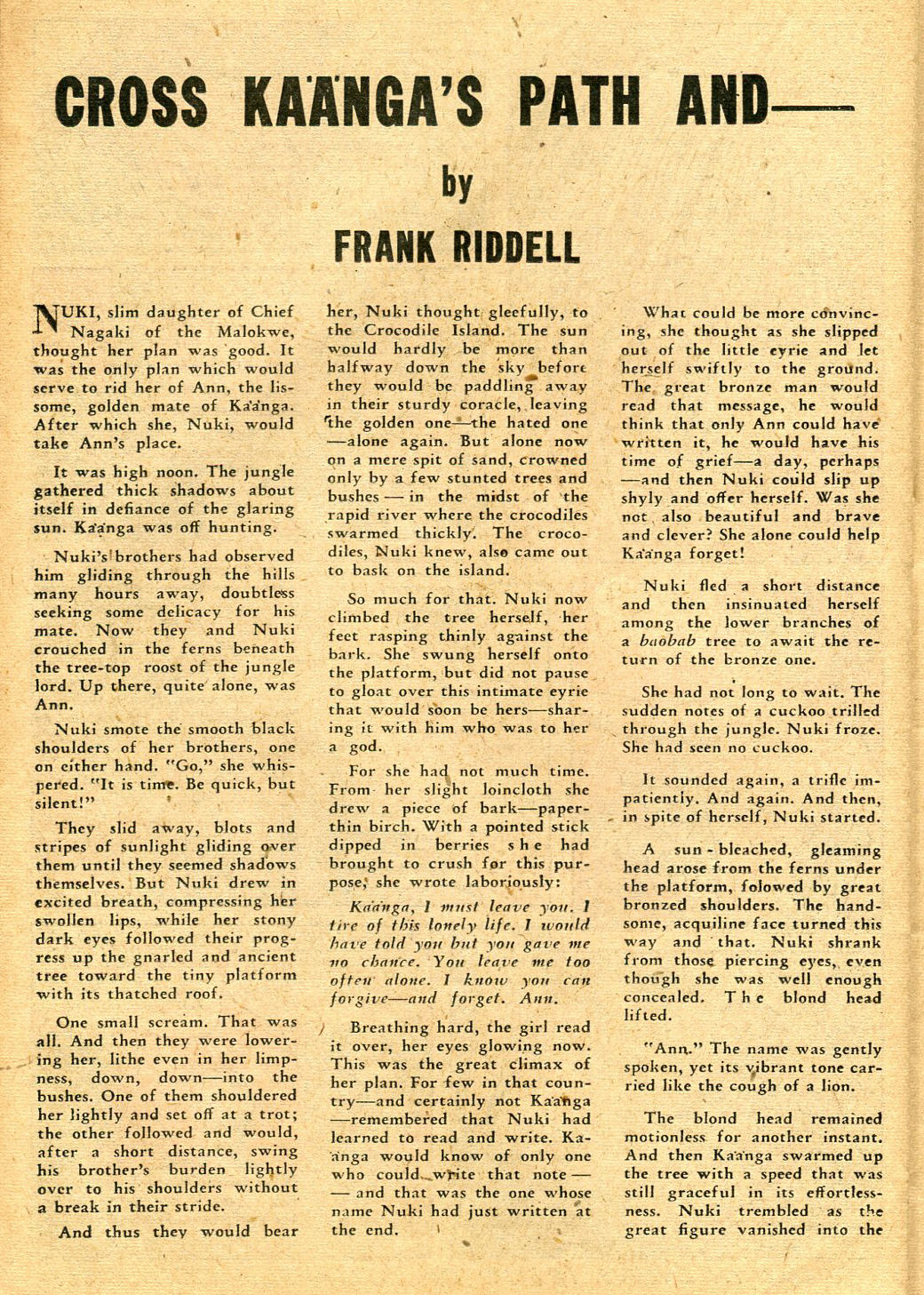 Read online Jungle Comics comic -  Issue #67 - 36