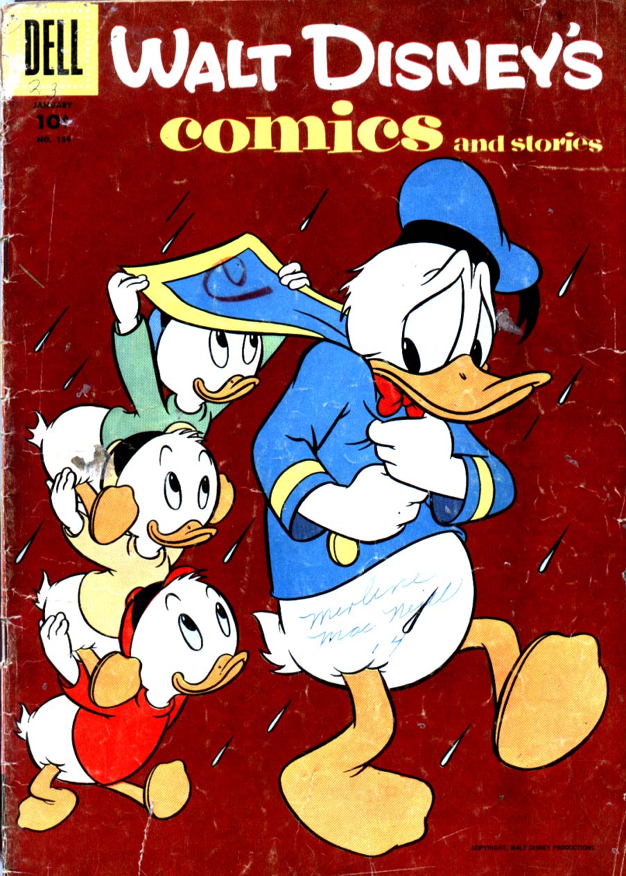 Read online Walt Disney's Comics and Stories comic -  Issue #184 - 1