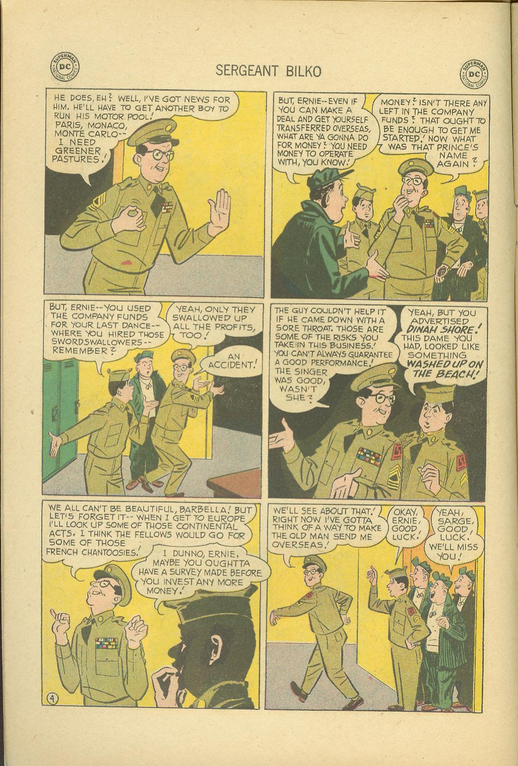 Read online Sergeant Bilko comic -  Issue #6 - 6