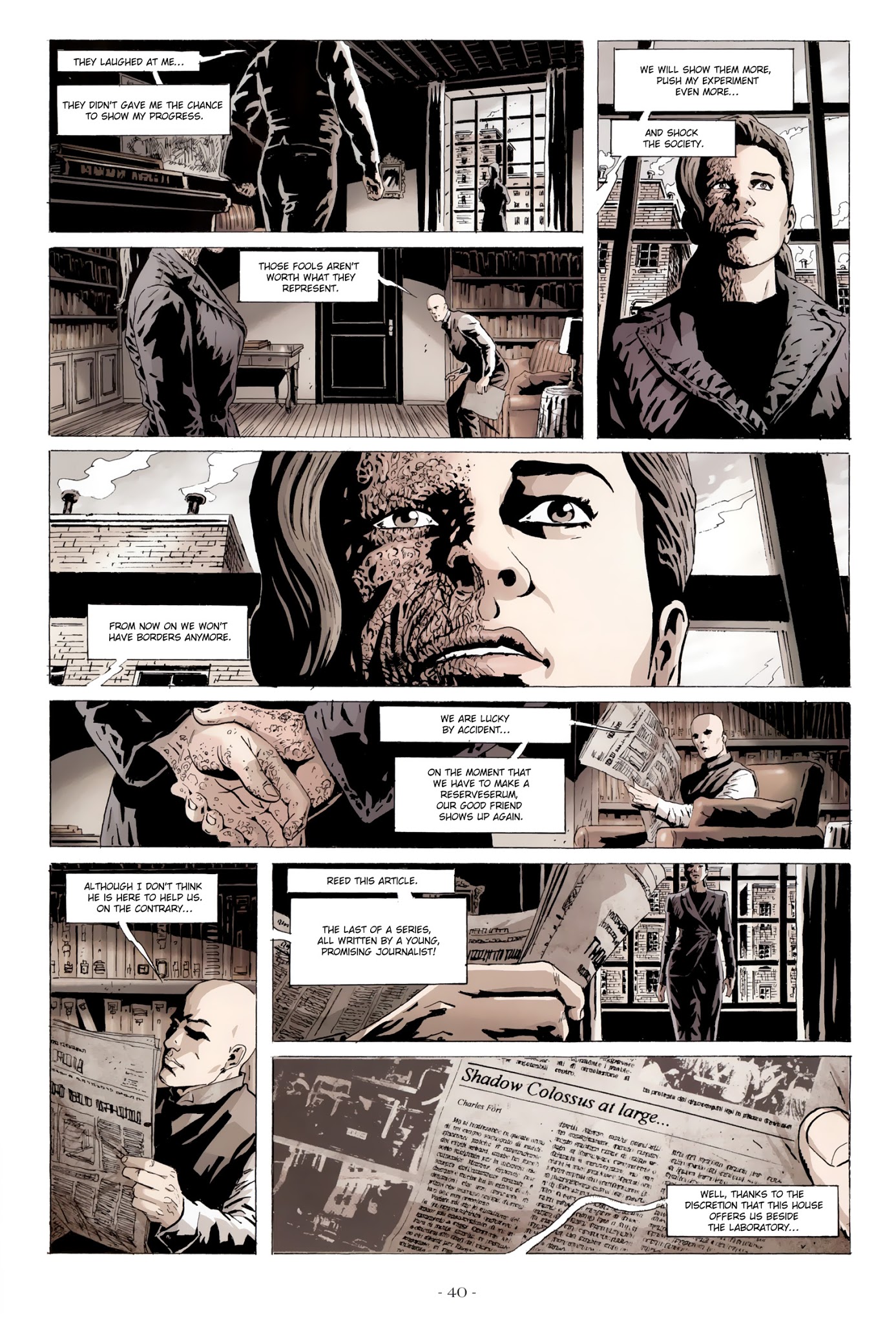 Read online Mister Hyde contre Frankenstein comic -  Issue #2 - 41