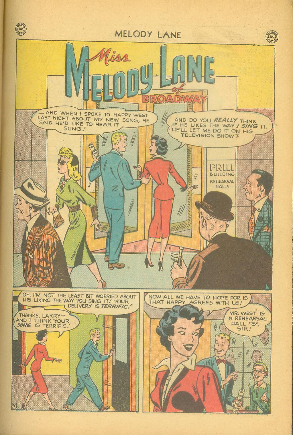 Read online Miss Melody Lane of Broadway comic -  Issue #1 - 41