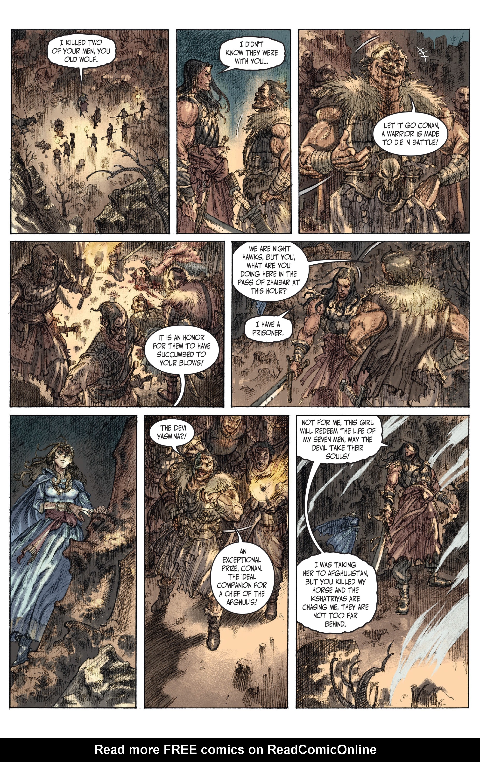 Read online The Cimmerian: People of the Black Circle comic -  Issue #2 - 3