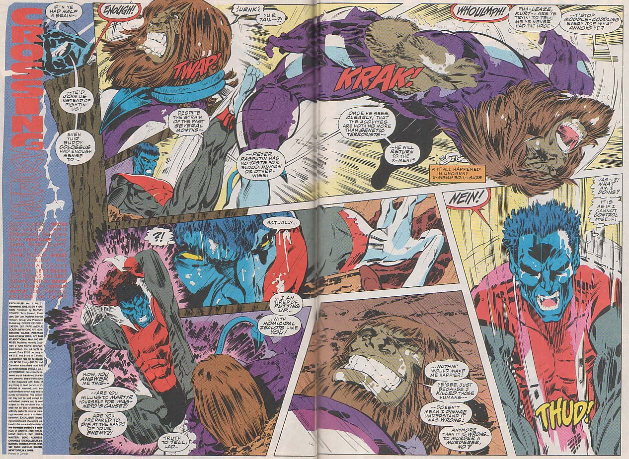 Read online Excalibur (1988) comic -  Issue #71 - 3