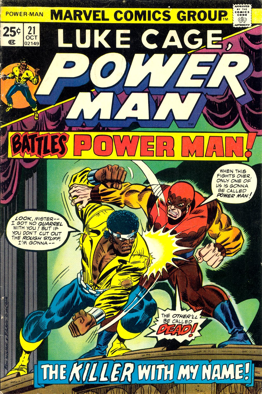 Read online Power Man comic -  Issue #21 - 1