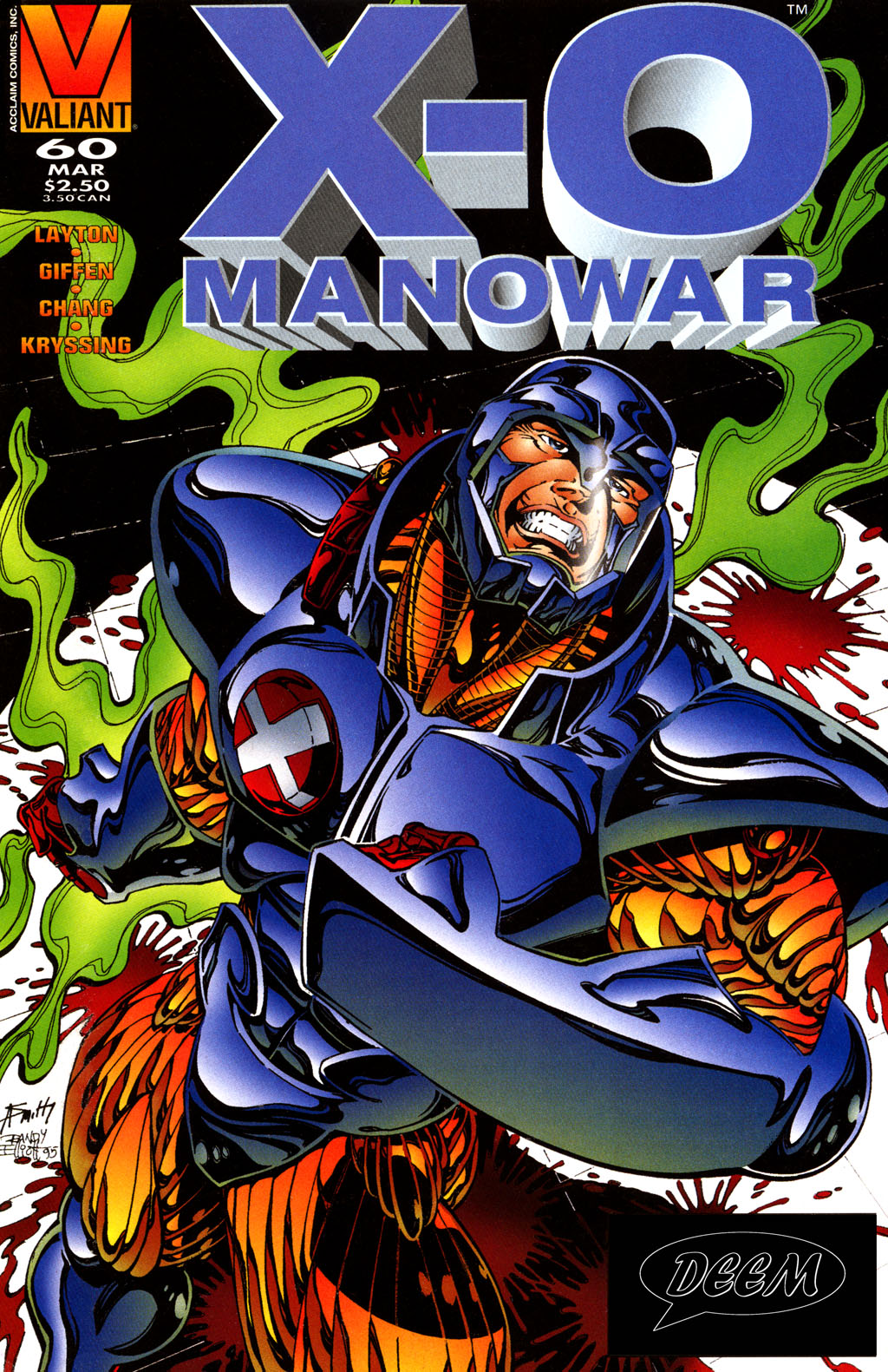 Read online X-O Manowar (1992) comic -  Issue #60 - 1