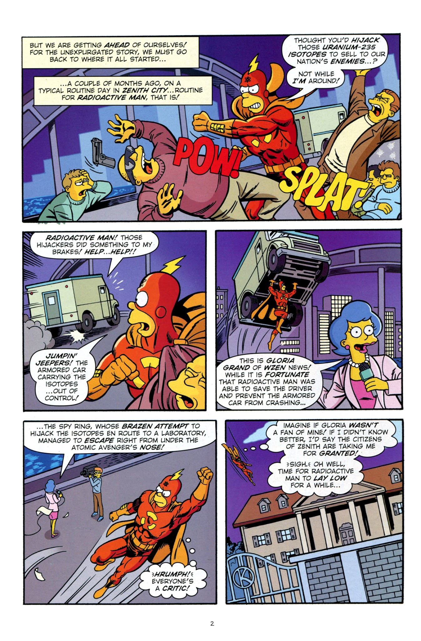 Read online Bongo Comics Presents Simpsons Super Spectacular comic -  Issue #14 - 4